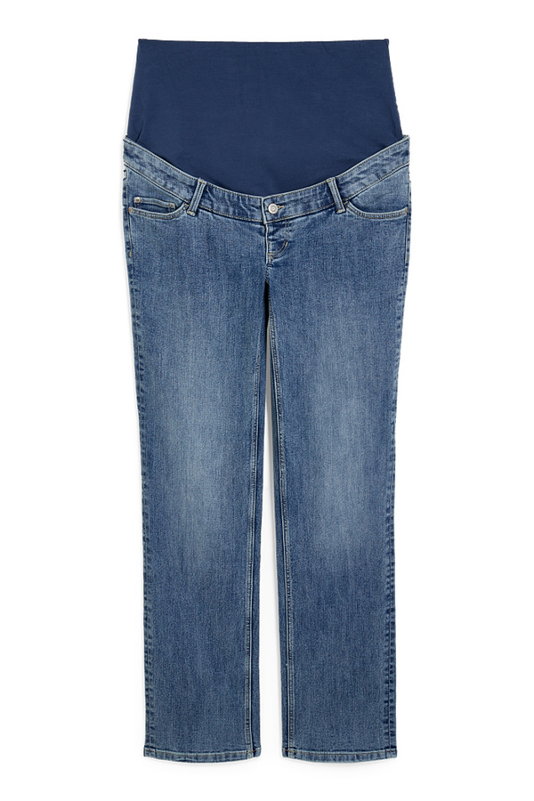 Bild 1 von C&A Umstandsjeans-Straight Jeans, Blau, Größe: 44