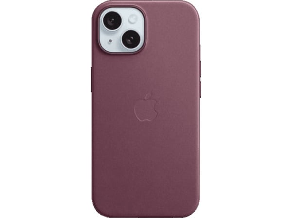 Bild 1 von APPLE Feingewebe Case mit MagSafe, Backcover, Apple, iPhone 15, Mulberry