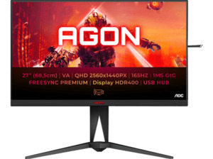 AOC AG275QXN 27 Zoll QHD Gaming Monitor (1 ms Reaktionszeit, 165 Hz)