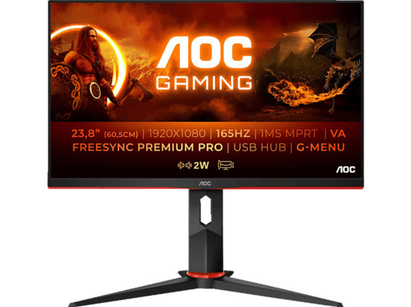 Bild 1 von AOC 24G2SPU/BK 23,8 Zoll Full-HD Gaming Monitor (1 ms Reaktionszeit, 165 Hz)