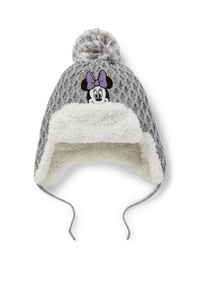 C&A Minnie Maus-Baby-Strick-Mütze, Grau, Größe: 48-49