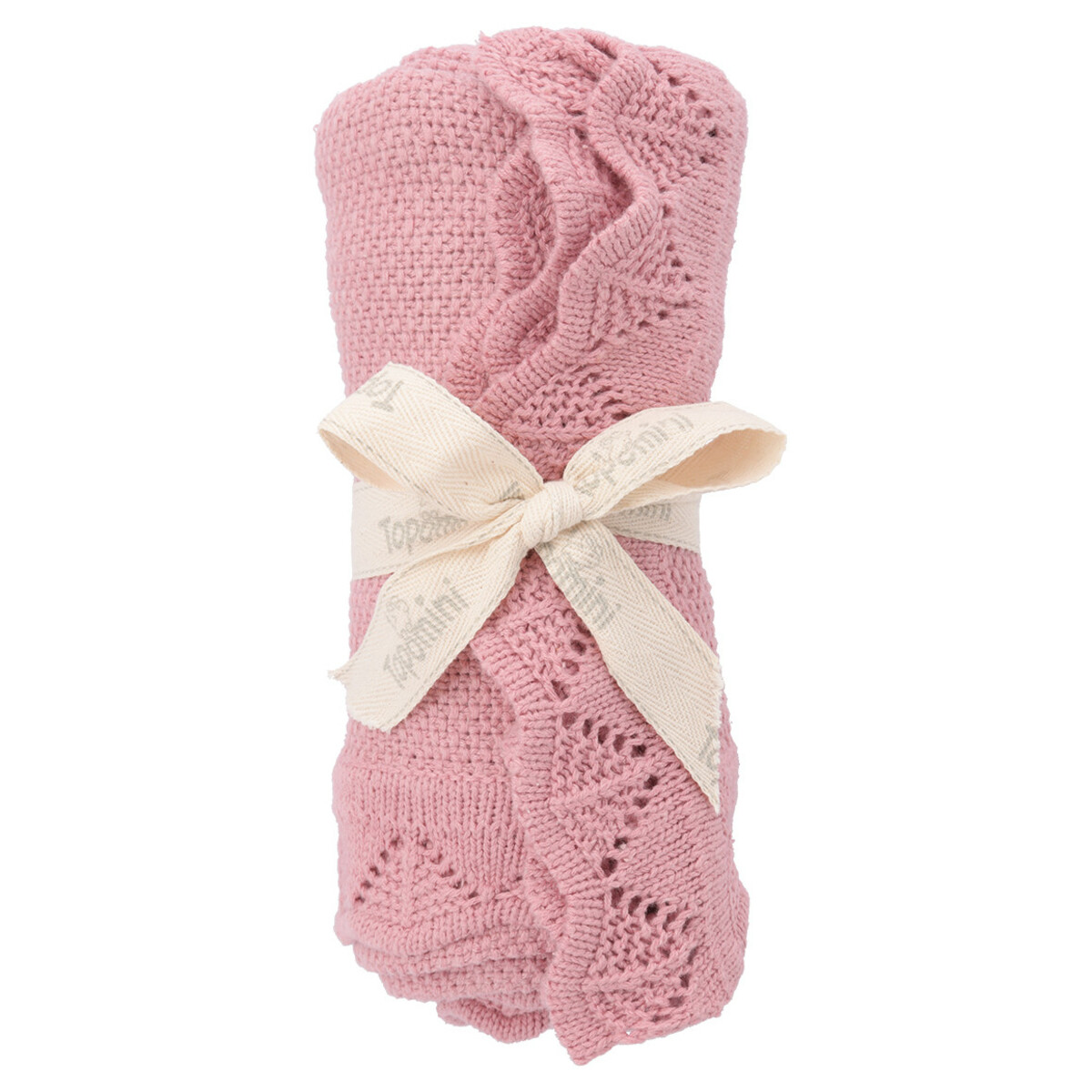 Bild 1 von Strickdecke mit gewellten Abschlüssen