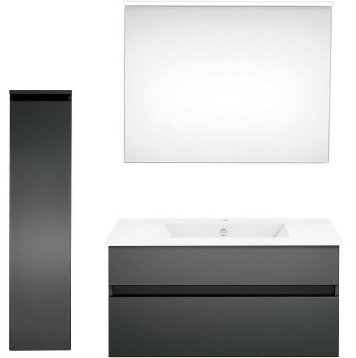 Bild 1 von Puris Badkombination GET2YOU 21, Holznachbildung