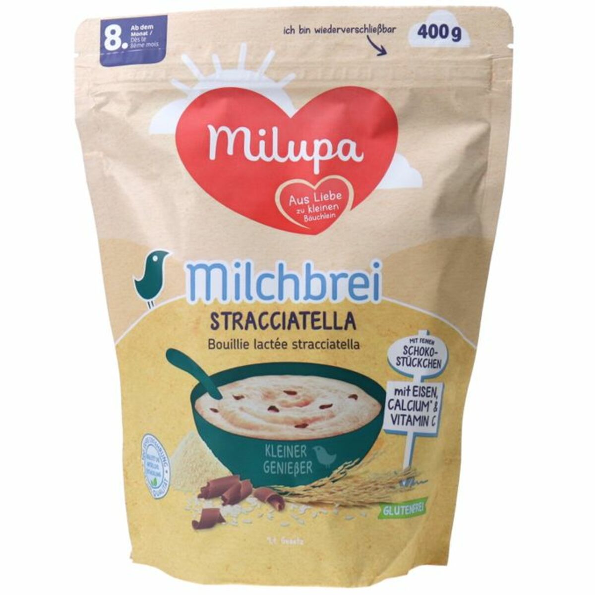 Bild 1 von Milupa Milchbrei Stracciatella