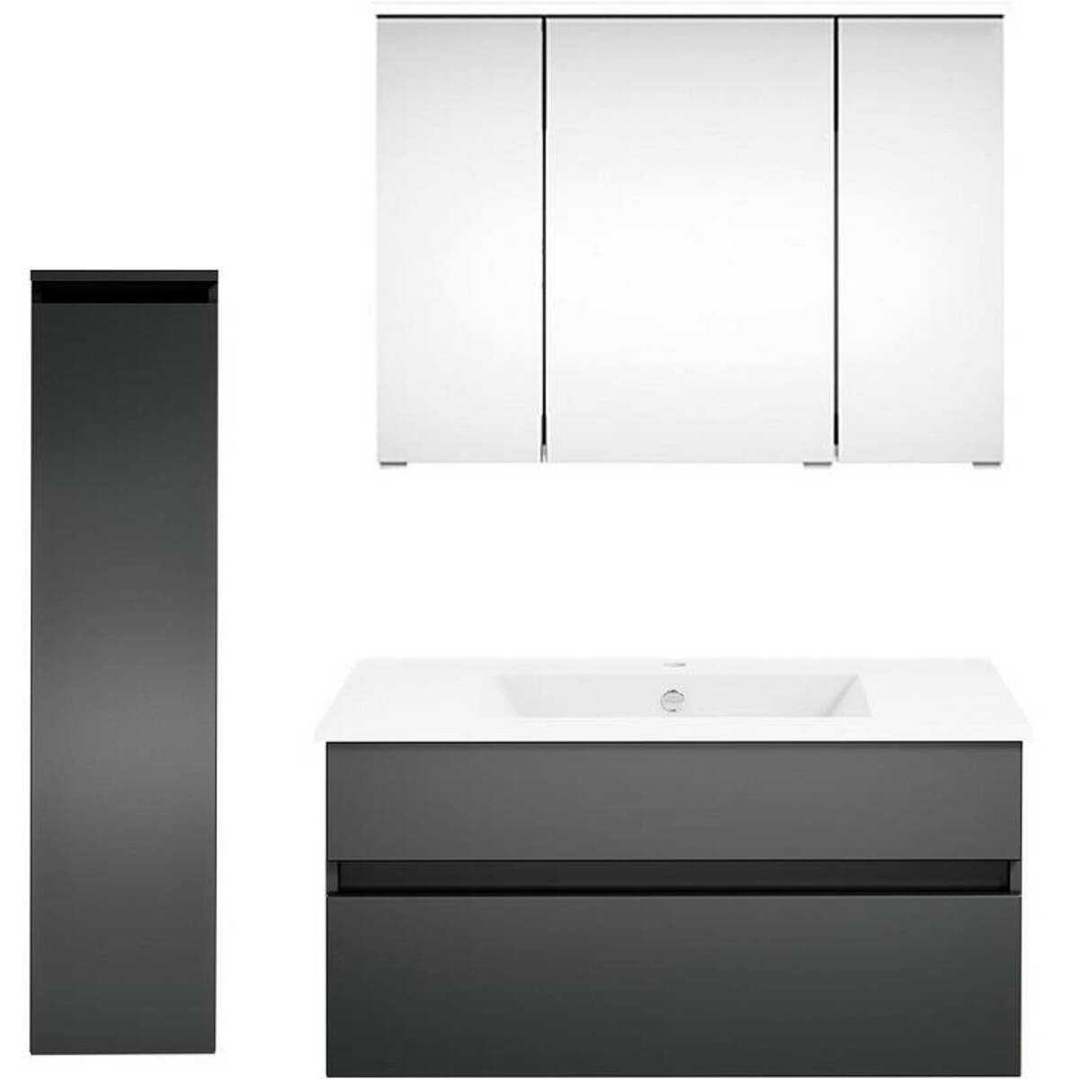 Bild 1 von Puris Badkombination GET2YOU 21, Holznachbildung