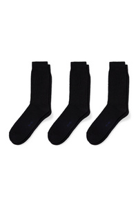 C&A Multipack 3er-Thermo-Socken, Schwarz, Größe: 43-46