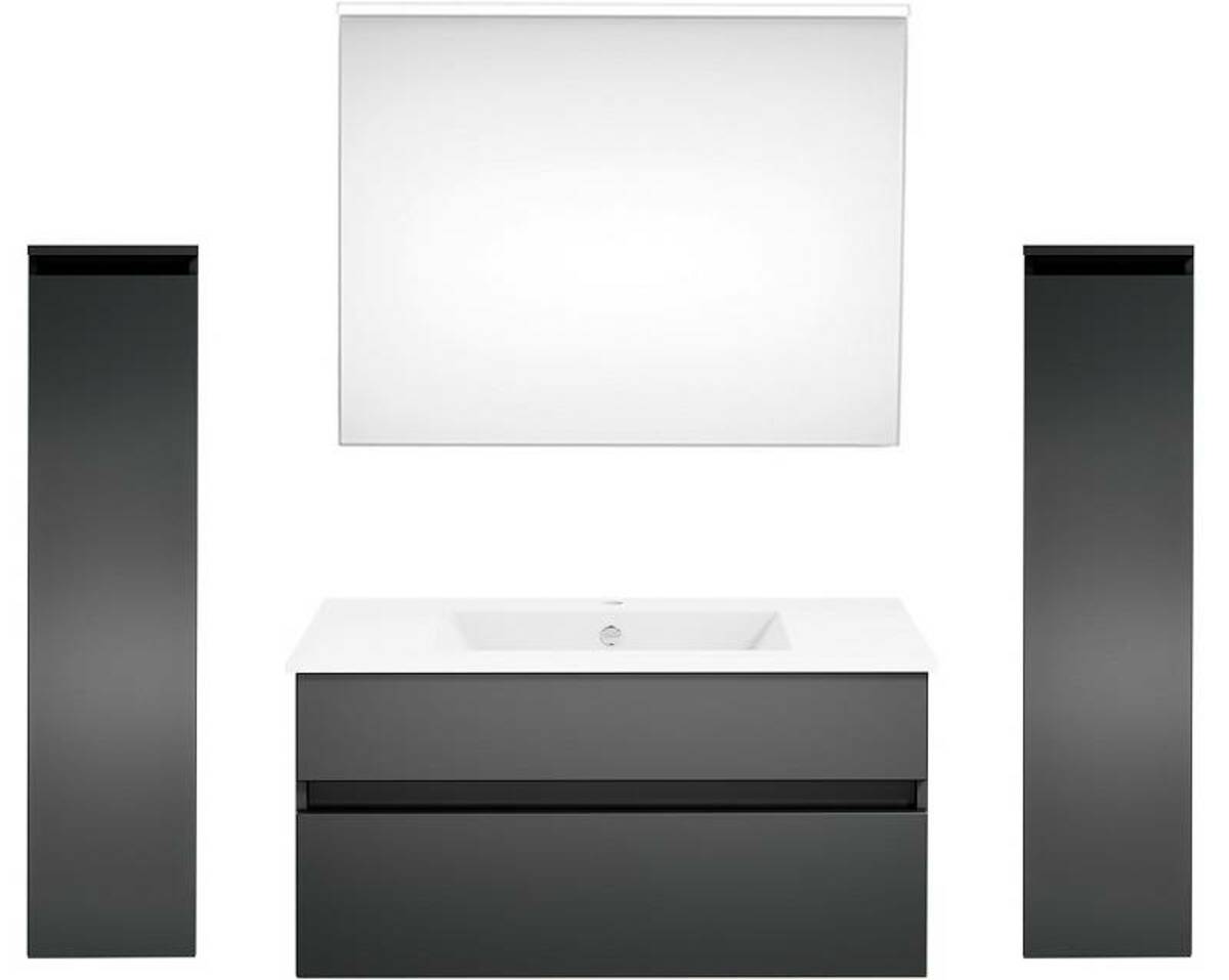 Bild 1 von Puris Badkombination GET2YOU 21, Holznachbildung