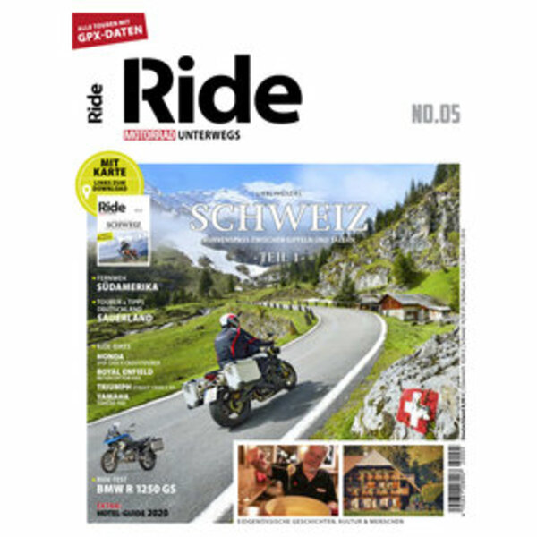 Bild 1 von RIDE Motorrad unterwegs - Schweiz Reiseführer