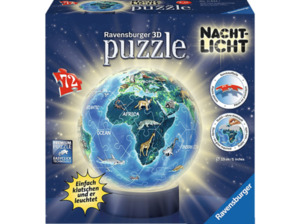 RAVENSBURGER Nachtlicht - Erde bei Nacht 3D Puzzle Mehrfarbig