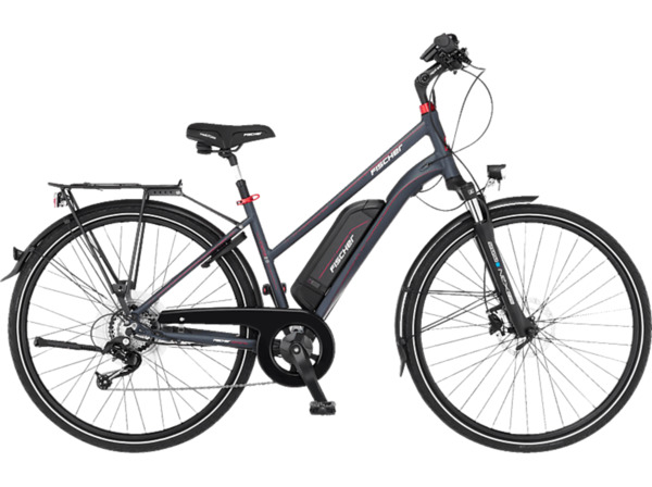 Bild 1 von FISCHER Viator 2.0 Trekkingrad (Laufradgröße: 28 Zoll, Rahmenhöhe: 44 cm, Damen-Rad, 418 Wh, Dunkel anthrazit matt)