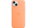 Bild 1 von APPLE Silikon Case mit MagSafe, Backcover, Apple, iPhone 15 Plus, Sorbet Orange