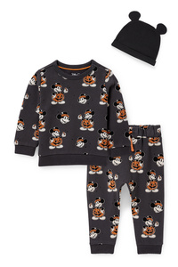C&A Micky Maus-Halloween-Baby-Outfit-3 teilig, Schwarz, Größe: 68