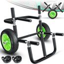 Bild 1 von KESSER® Surfwagen Surfboard Transportwagen für SUP-Board Stand Up Paddle Board Transport Kajakwagen - klappbar gepolstert - 10 Zoll PU-Reifen Alu - inkl. 2 Sicherungsgurte