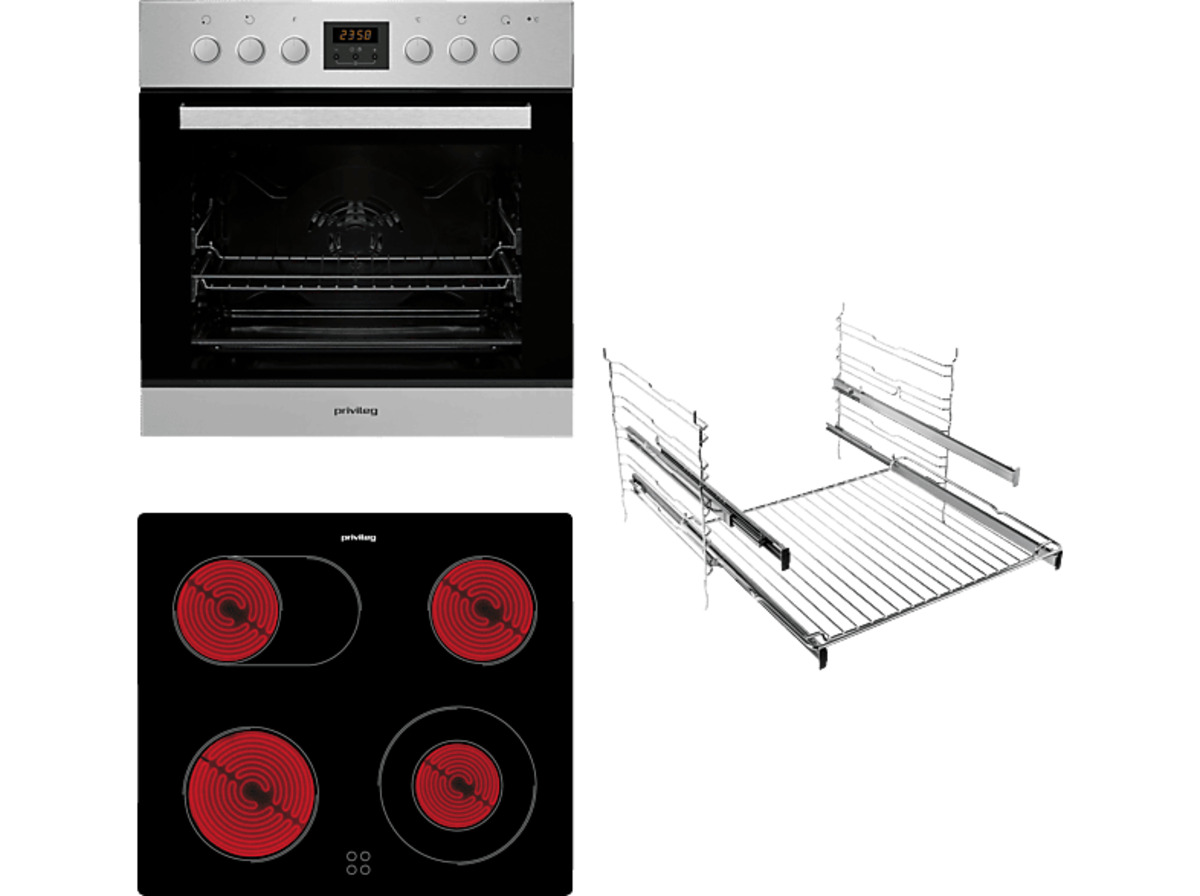 Bild 1 von PRIVILEG SET PV520 IN, Einbauherdset (Glaskeramikkochfeld, A, 65 Liter)