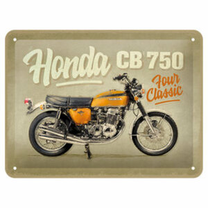 Blechschild Honda CB 750 20 x 15 cm