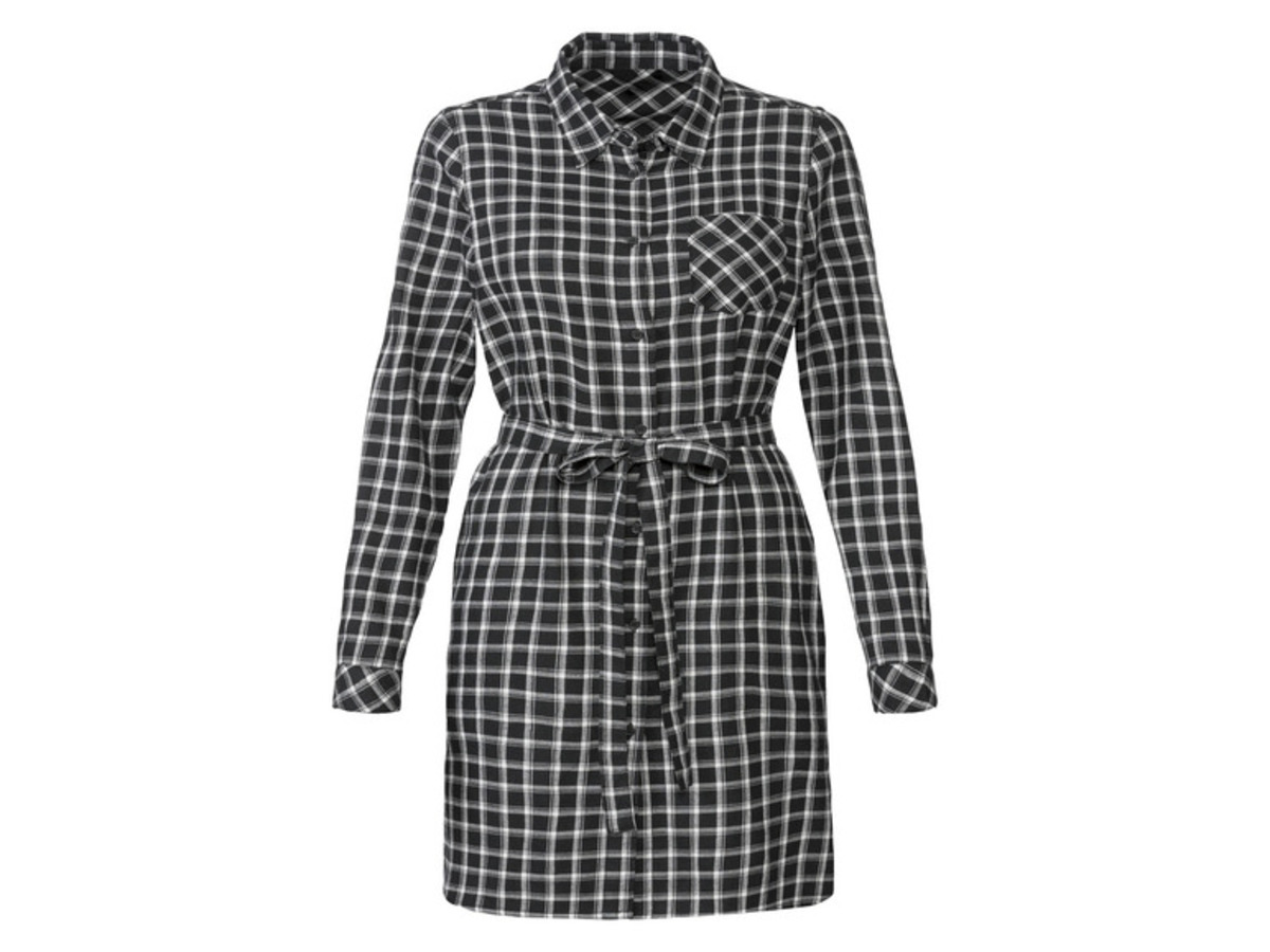 Bild 2 von esmara® Damen Flanell-Longbluse aus reiner Baumwolle