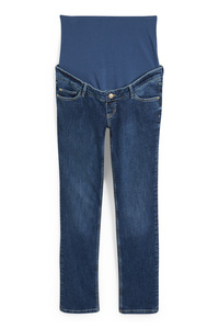 C&A Umstandsjeans-Straight Jeans-LYCRA®, Blau, Größe: 44