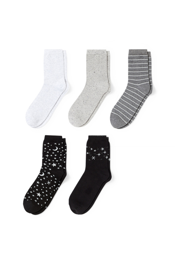 Bild 1 von C&A Multipack 5er-Socken, Schwarz, Größe: 35-38