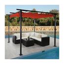 Bild 1 von Pergola MCW-C42, Garten Pavillon, stabiles 6cm-Gestell + Schiebedach ~ 3,5x3,5m terracotta