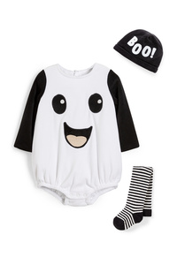 C&A Baby-Halloween-Outfit-2 teilig, Weiß, Größe: 68