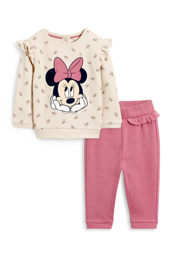 Bild 1 von C&A Minnie Maus-Baby-Outfit, Pink, Größe: 68