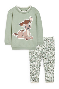 C&A Bambi-Baby-Outfit-2 teilig, Grün, Größe: 68