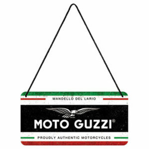 Moto-Guzzi Hängeschild 20 x 10 cm Moto Guzzi