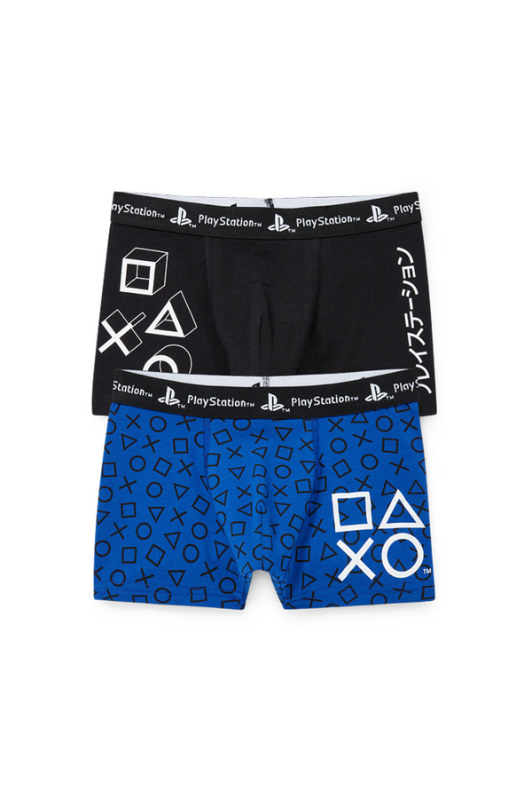 Bild 1 von C&A Multipack 2er-PlayStation-Boxershorts, Blau, Größe: 134-140