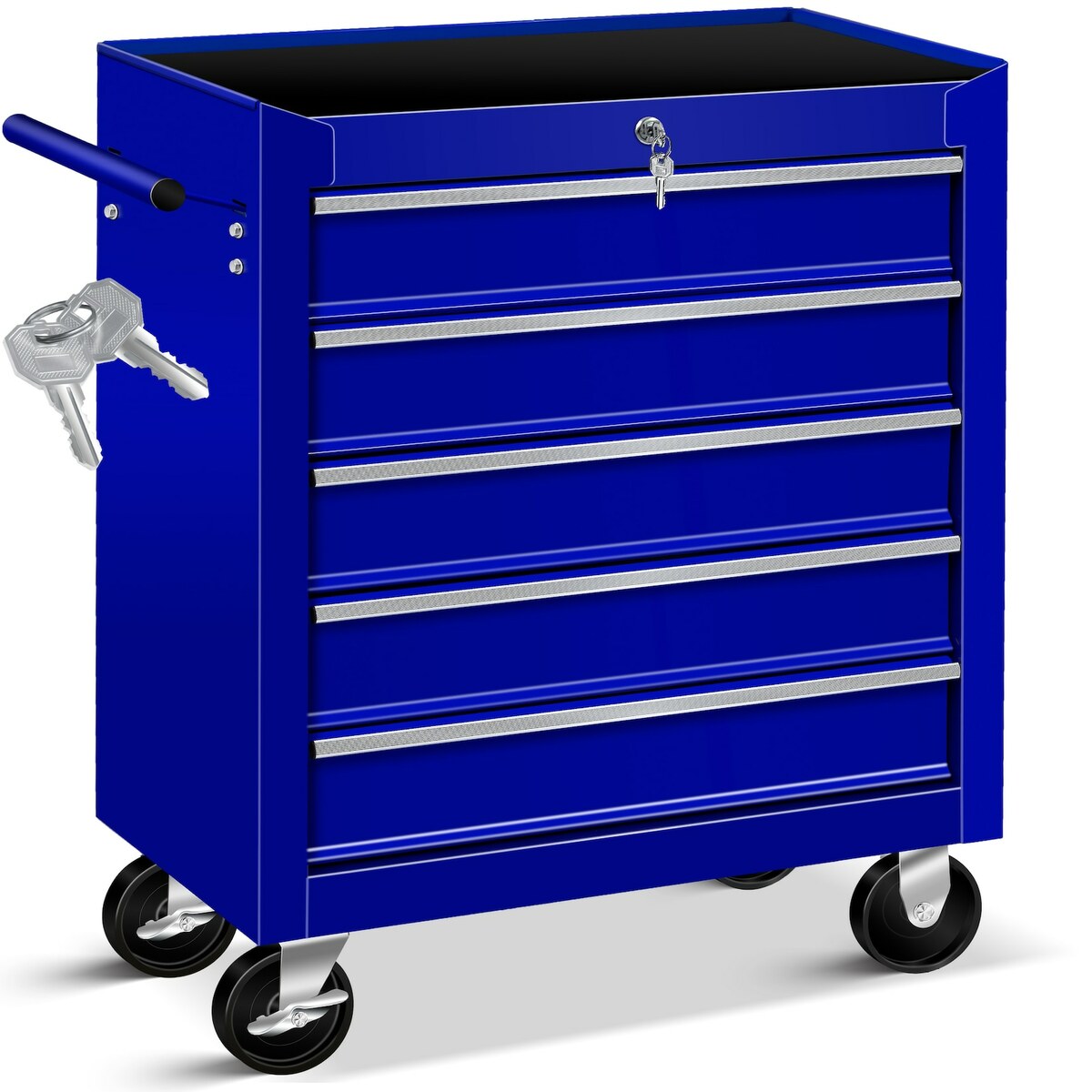 Bild 1 von Masko® Werkstattwagen Rollwagen Werkzeugwagen Werkzeugkiste Fächer Toolbox Werkzeug box