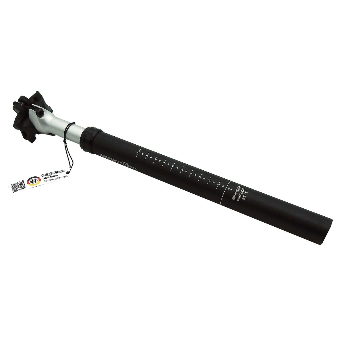 Bild 1 von ERGOTEC Federsattelstütze SP-7.0 Ø 29,0 schwarz/silber