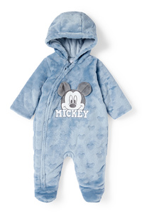 C&A Micky Maus-Baby-Overall, Blau, Größe: 56