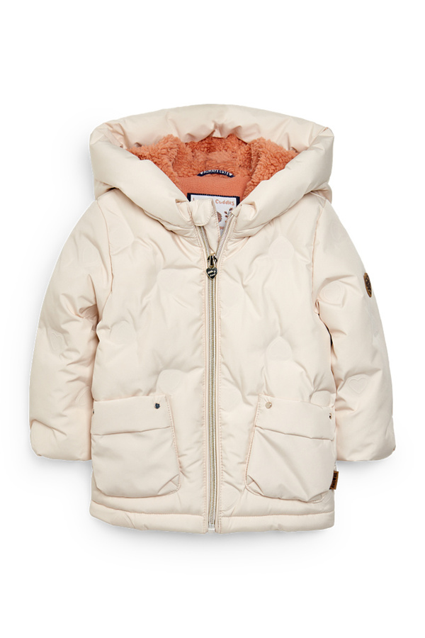 Bild 1 von C&A Baby-Jacke mit Kapuze, Beige, Größe: 68