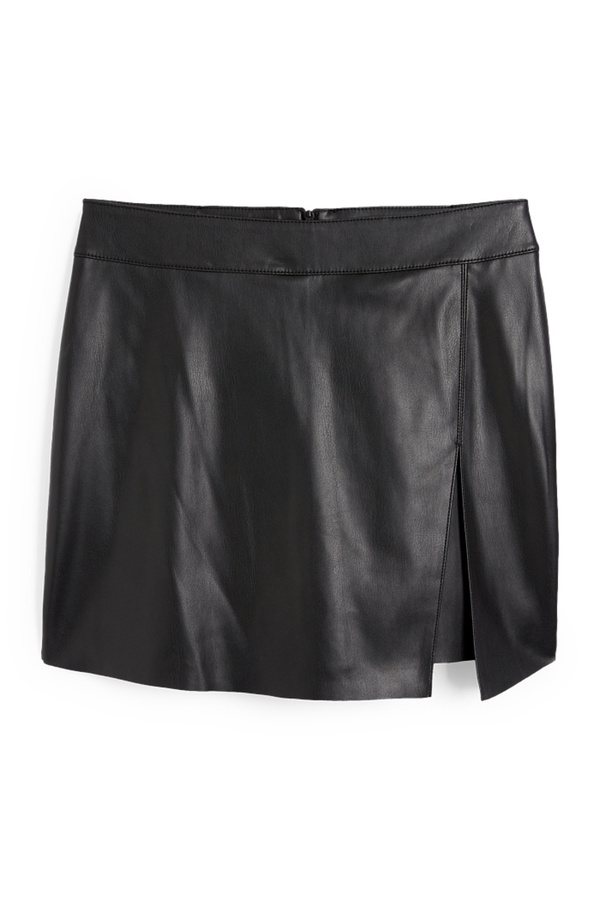 Bild 1 von C&A CLOCKHOUSE-Skort-Lederimitat, Schwarz, Größe: 44