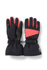 C&A Ski-Handschuhe, Schwarz, Größe: 146-152