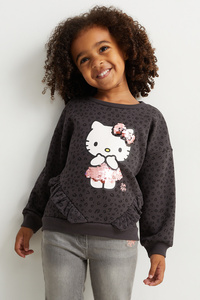 C&A Hello Kitty-Sweatshirt, Grau, Größe: 110