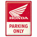 Bild 1 von Honda Blechschild Parking Only 30 X 40 CM