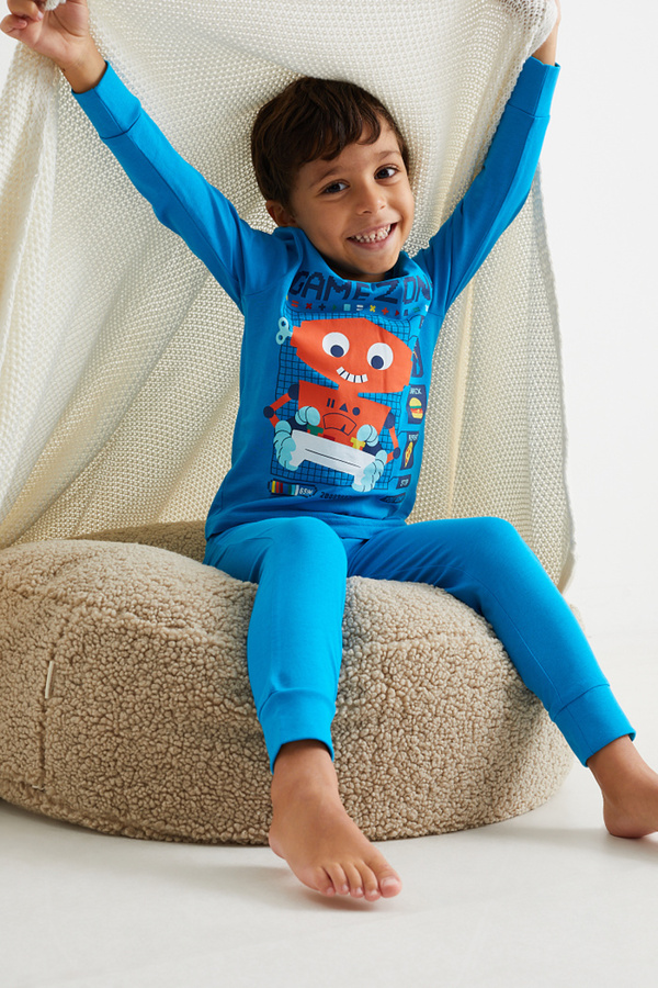 Bild 1 von C&A Multipack 3er-Pyjama-6 teilig, Blau, Größe: 110