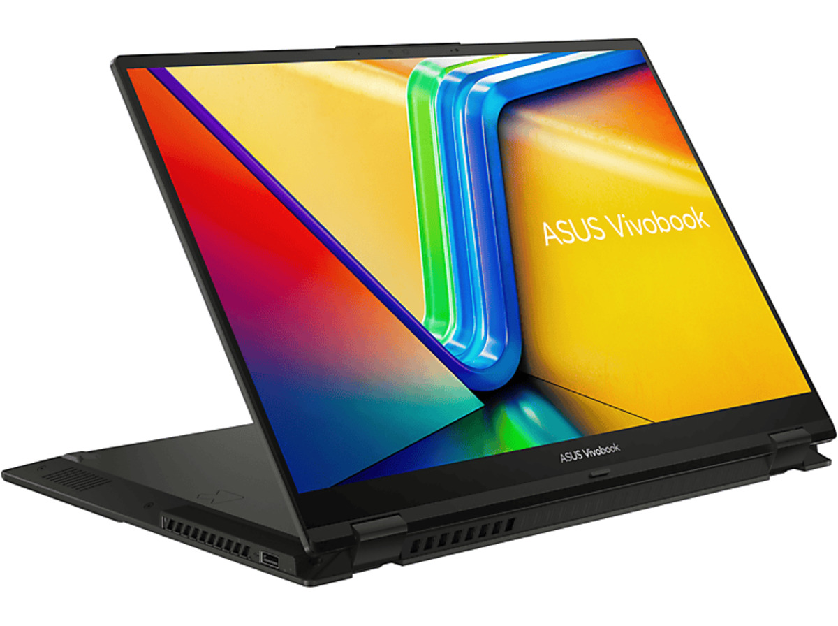 Bild 1 von ASUS VivoBook S 16 Flip TP3604VA-MC069W, Convertible mit Zoll Display Touchscreen, Intel® Core™ i9 Prozessor, GB RAM, 1 TB SSD, Intel Iris Xe Graphics, Schwarz