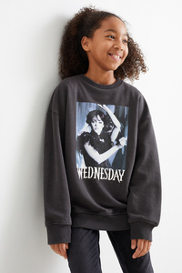 C&A Wednesday-Sweatshirt, Grau, Größe: 176