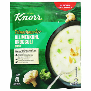 Knorr 3 x Blumenkohl Broccoli Suppe