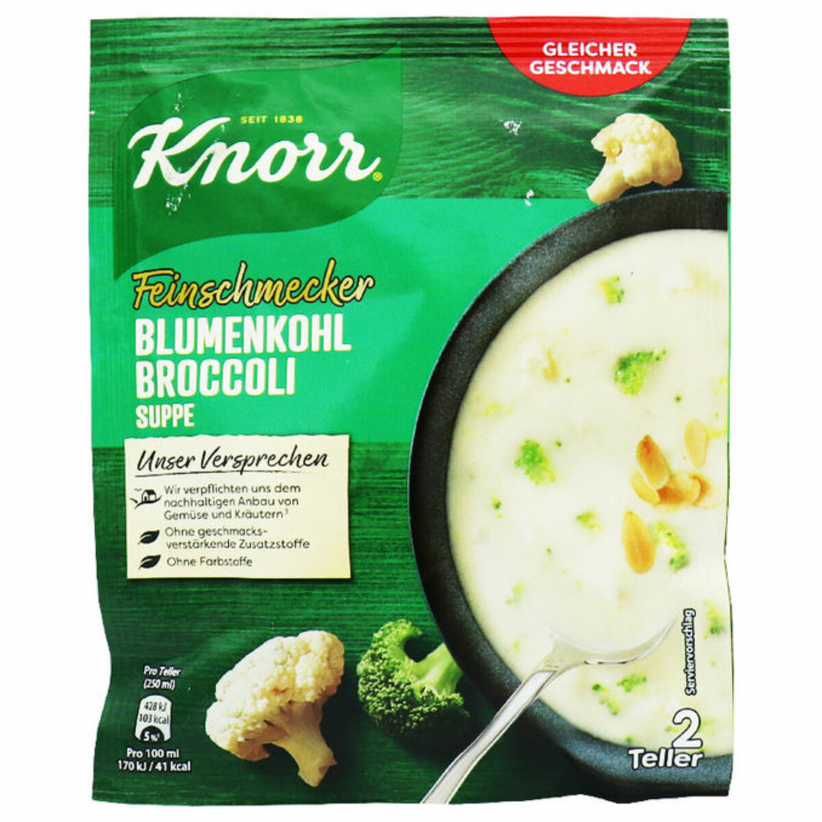 Bild 1 von Knorr 3 x Blumenkohl Broccoli Suppe
