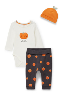 C&A Halloween-Baby-Outfit-3 teilig, Weiß, Größe: 56