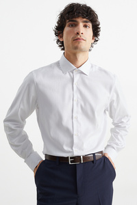 C&A Hemd-Regular Fit-Cutaway-bügelleicht, Weiß, Größe: M