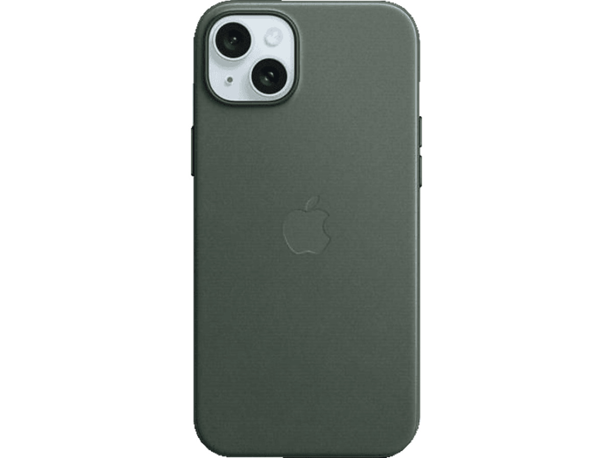 Bild 1 von APPLE Feingewebe Case mit MagSafe, Backcover, Apple, iPhone 15 Plus, Immergrün
