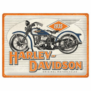 Blechschild Harley Davidson 1935 40 X 30 cm Harley-Davidson
