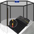 Bild 1 von KESSER® Trampolin Ersatznetz Sicherheitsnetz UV-beständig Trampolinnetz Trampolinschutz Ø 244 305 366 427 cm   einfache Montage   Eingangstür mit Reißverschluss   aus hochwertigen Materialien