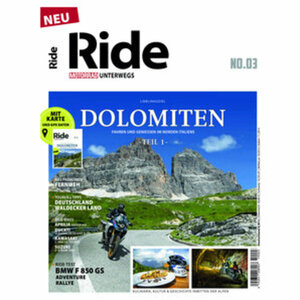 RIDE Motorrad unterwegs - Dolomiten Reiseführer