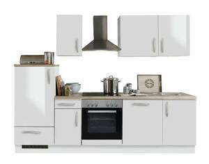Menke Küchen Küchenblock White Premium 270, Holznachbildung