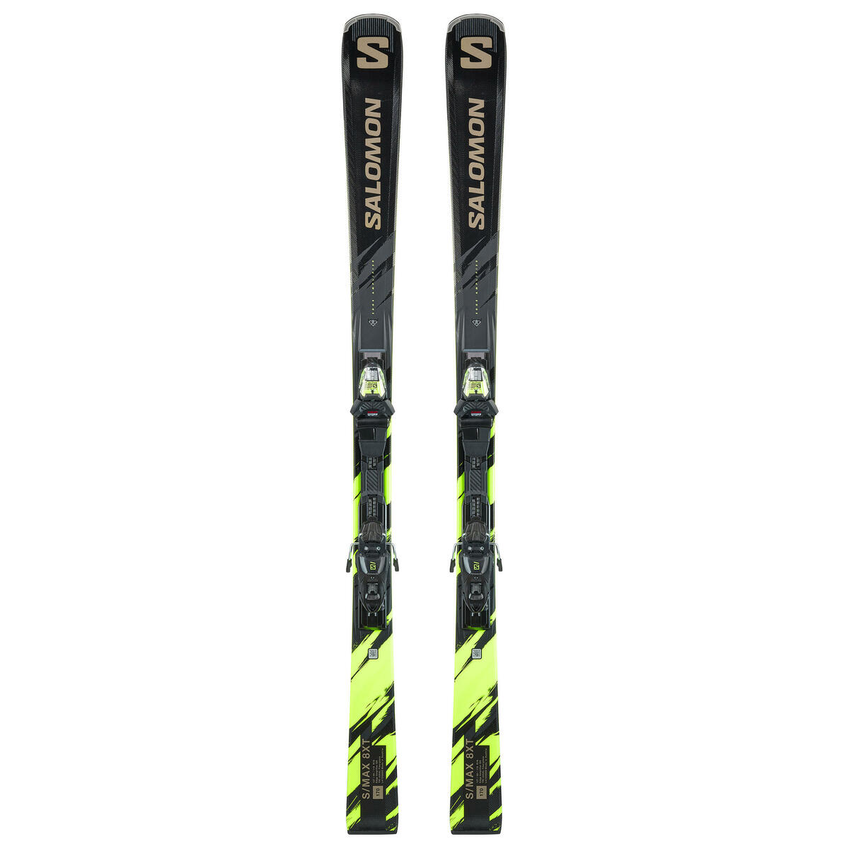 Bild 2 von Ski Herren mit Bindung Piste - SALOMON XMAS 8 XT schwarz/gelb