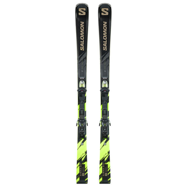 Bild 2 von Ski Herren mit Bindung Piste - SALOMON XMAS 8 XT schwarz/gelb